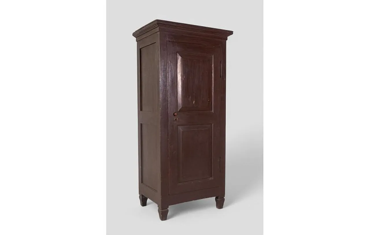 Single-door wood wardrobe, 19th century 3
