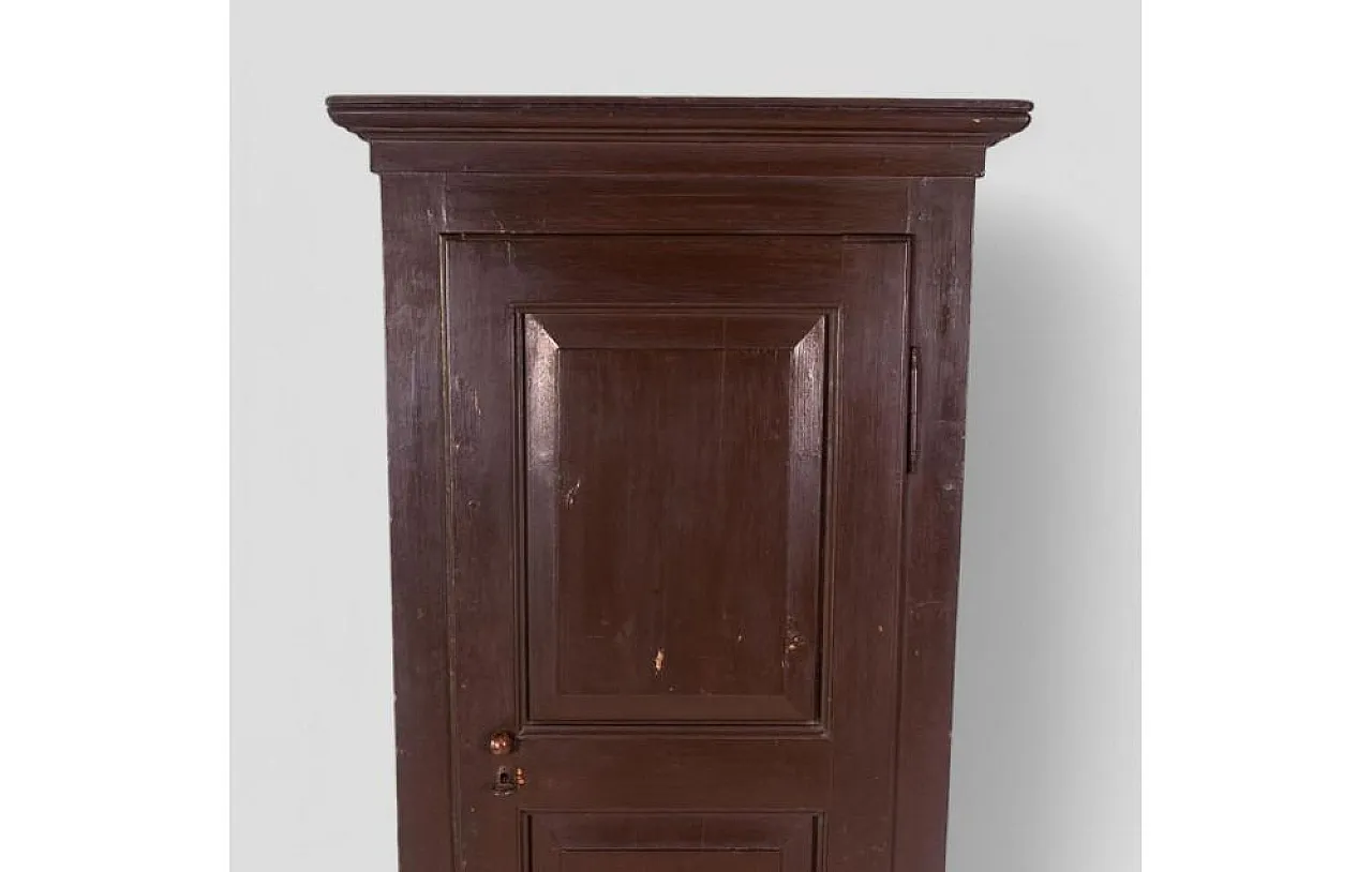 Single-door wood wardrobe, 19th century 6