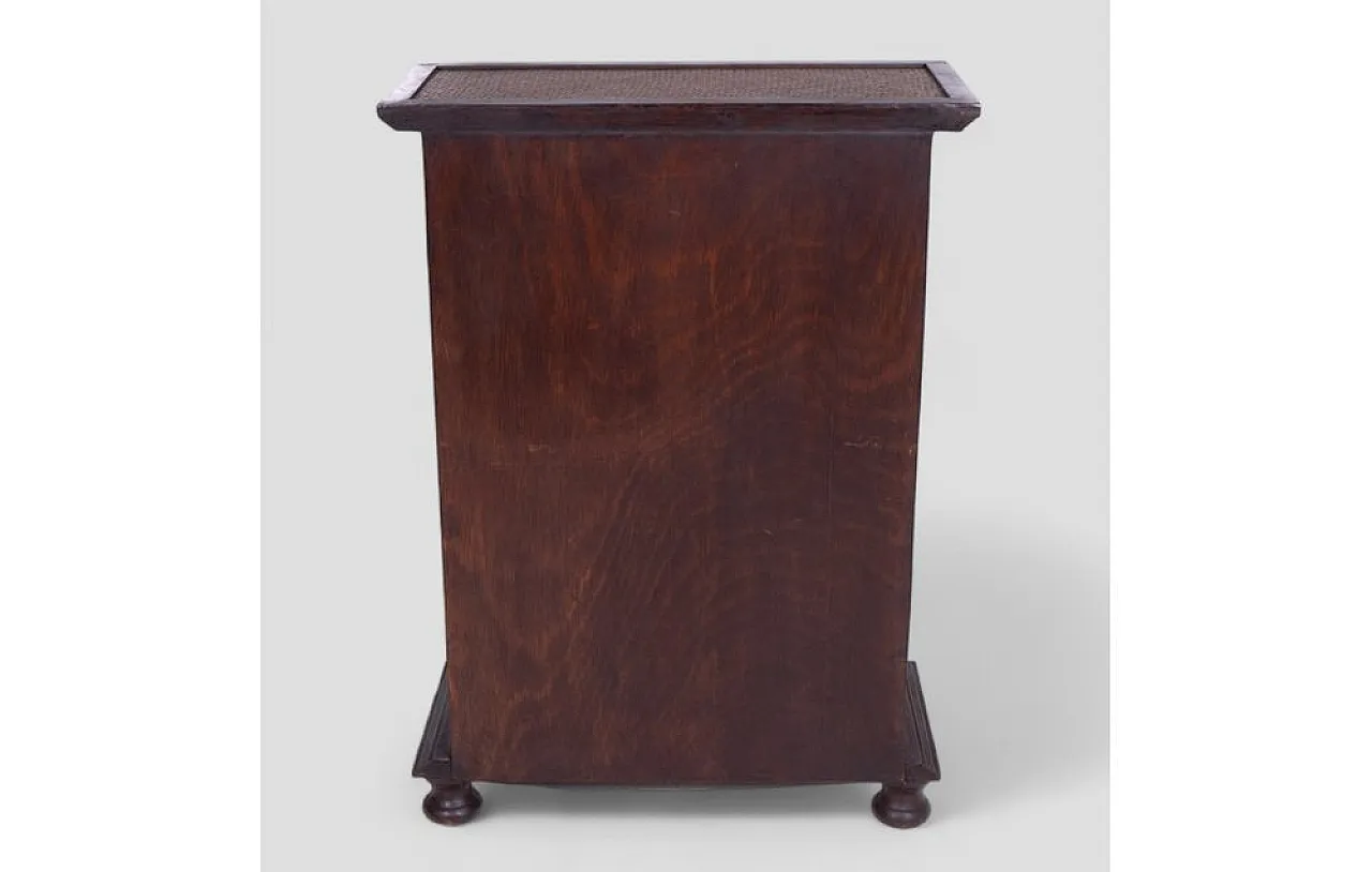 Thai cabinet in acacia wood with rattan inserts, 20th century 5