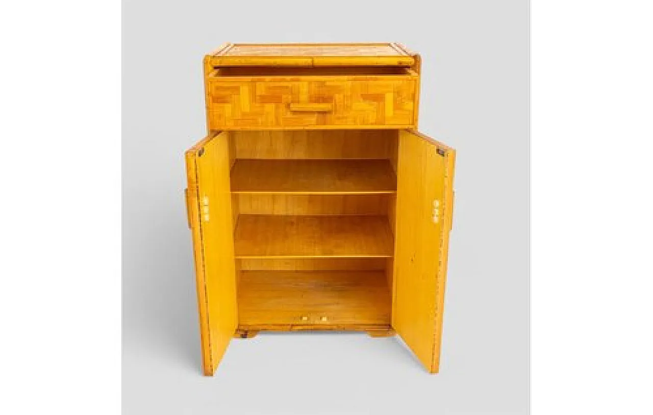 Bamboo and rattan sideboard, 1970s 6
