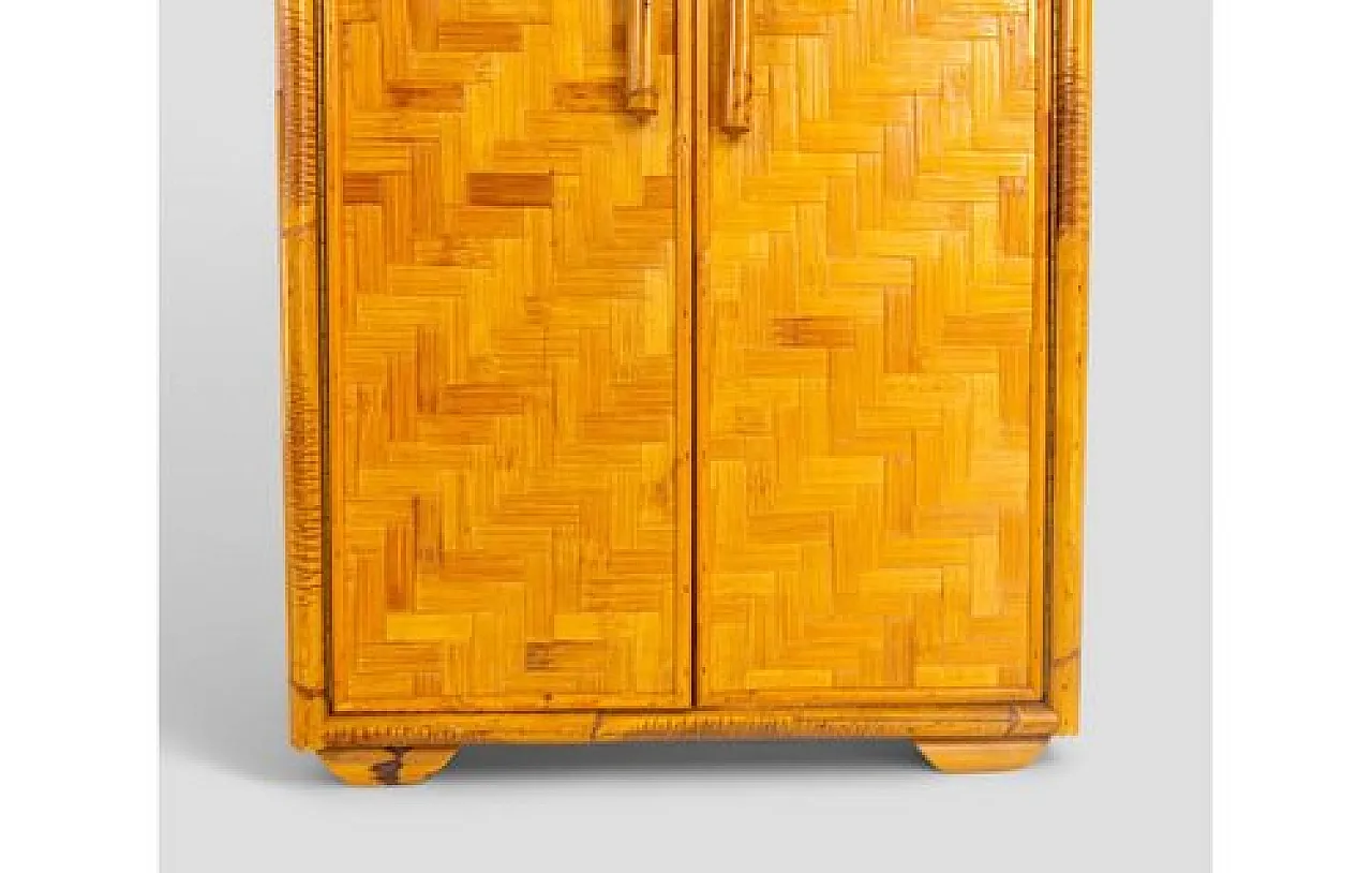Bamboo and rattan sideboard, 1970s 10