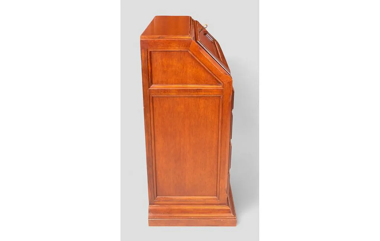Drop-front desk in wood with drawers, 20th century 4