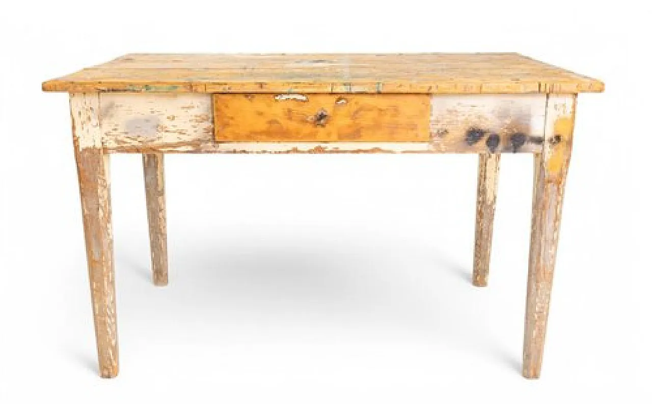 Wooden work table, 1950s 1
