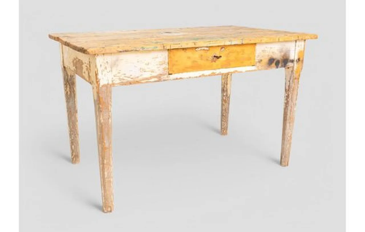 Wooden work table, 1950s 3