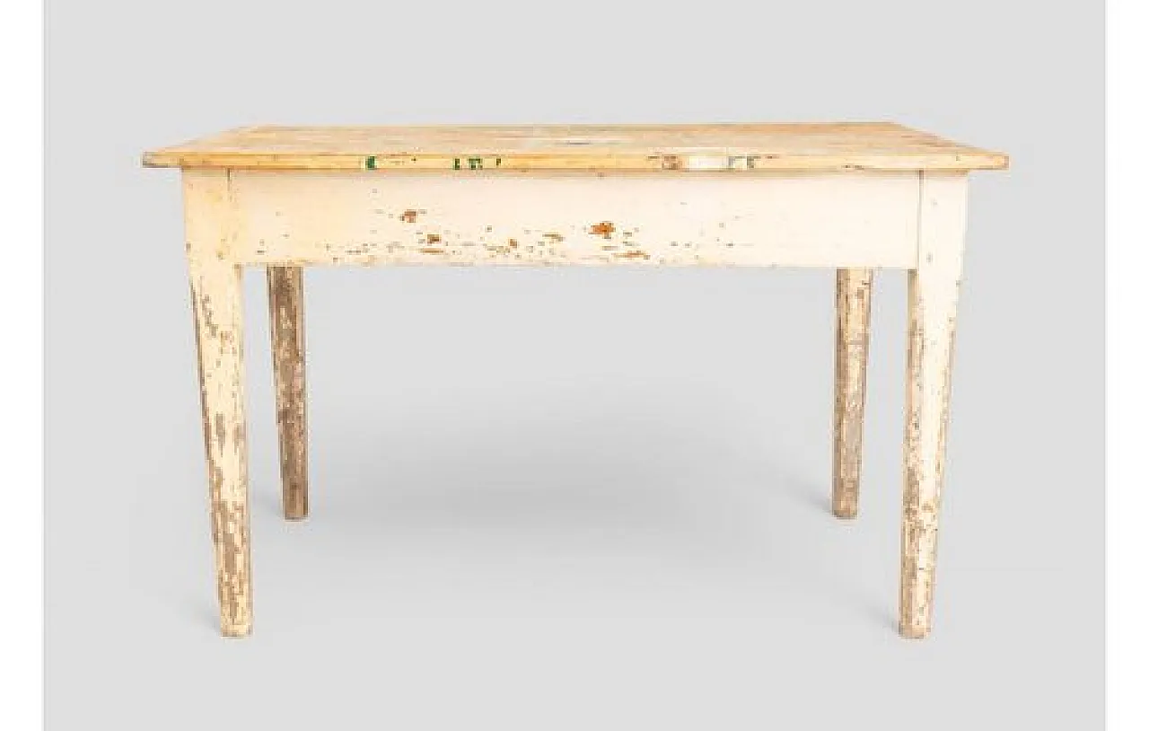 Wooden work table, 1950s 6