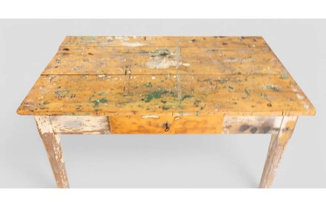 Wooden work table, 1950s 7