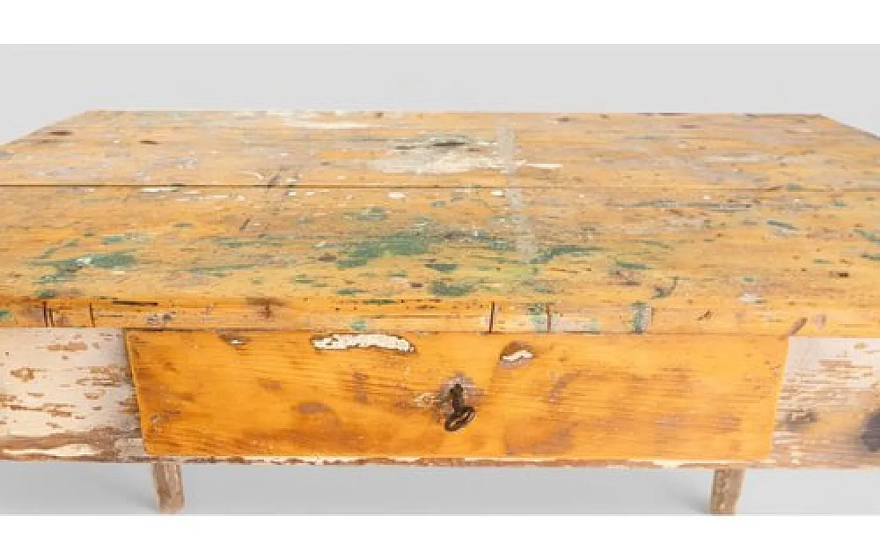 Wooden work table, 1950s 8