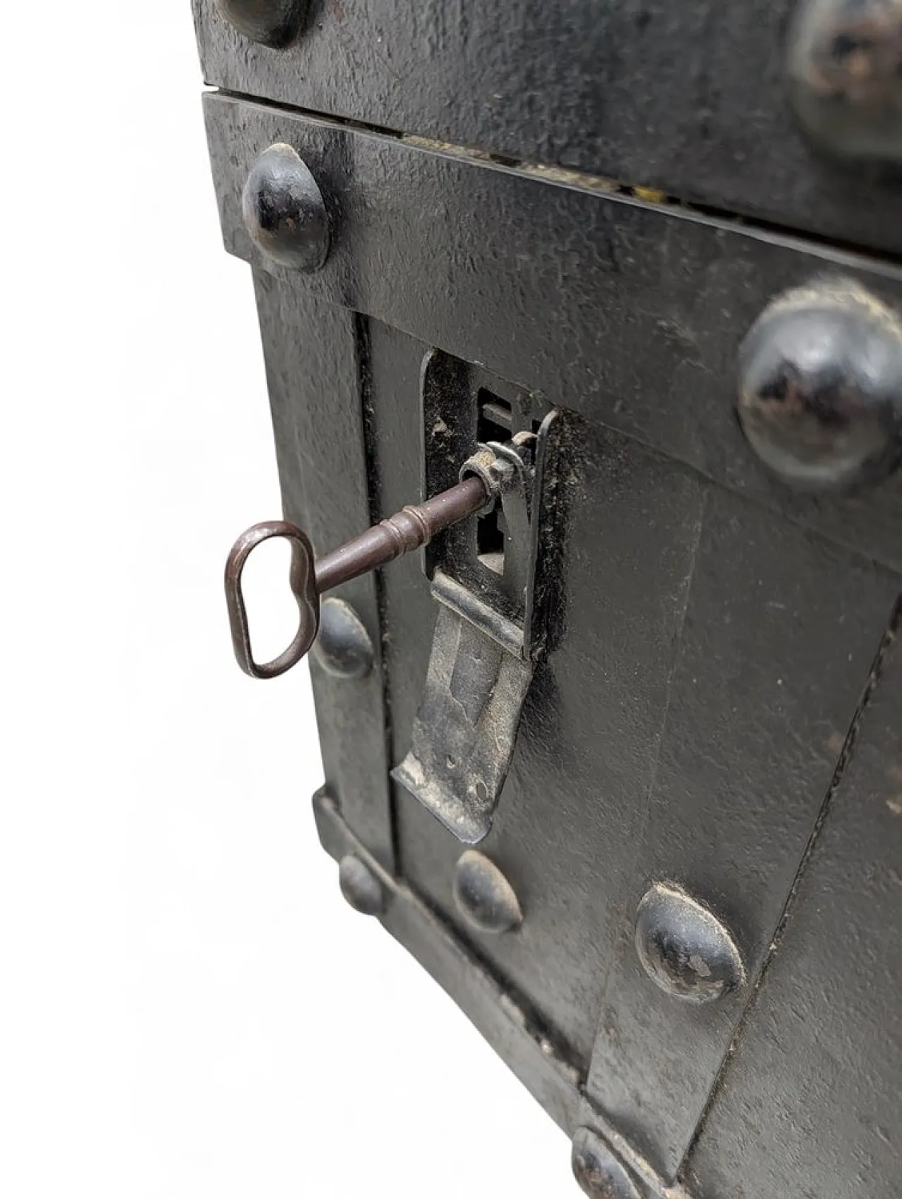 Iron armored chest, 19th century 13