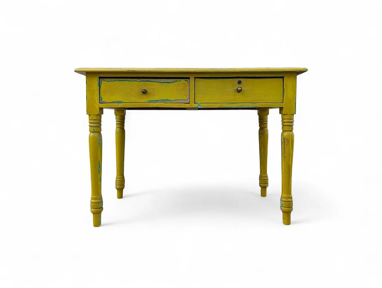 Yellow wooden table, 1940s 1