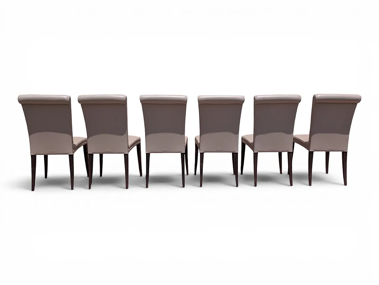 6 Vittoria Chairs from Poltrona Frau, 2000s 3