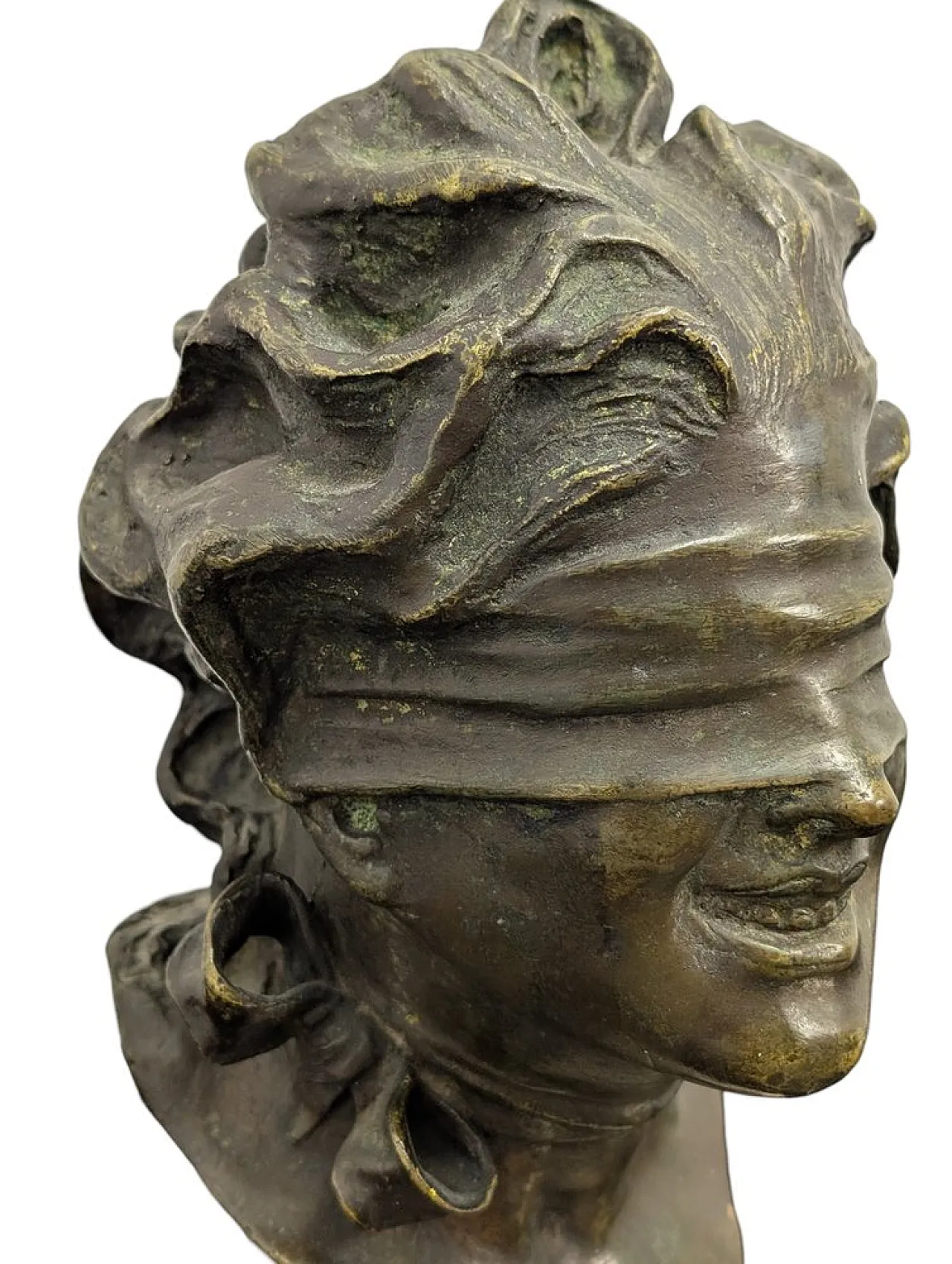 Sculpture of a blindfolded goddess, late 19th century 6