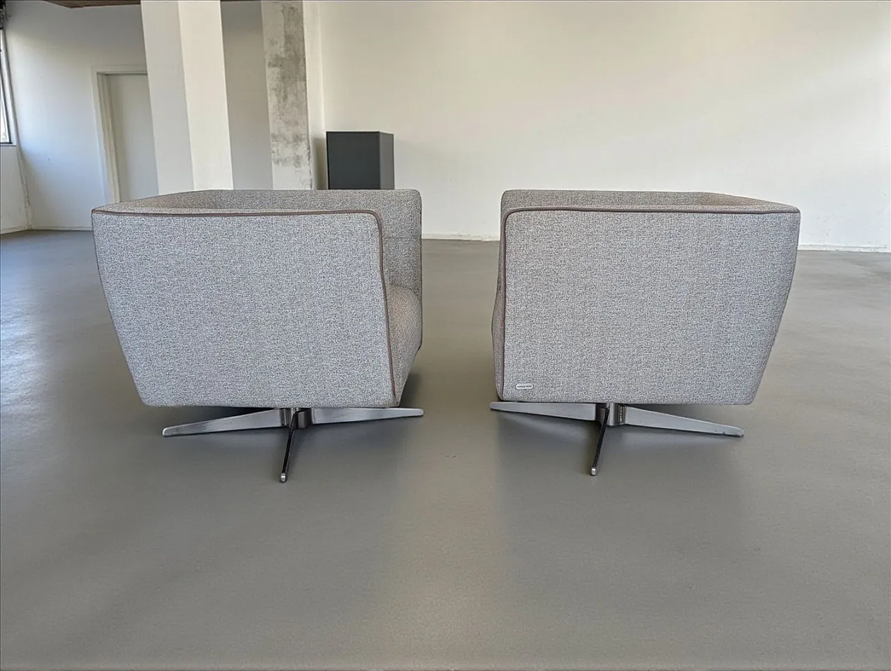 Pair of Spiritosa armchairs by Divani & Divani for Natuzzi, 2000s 2