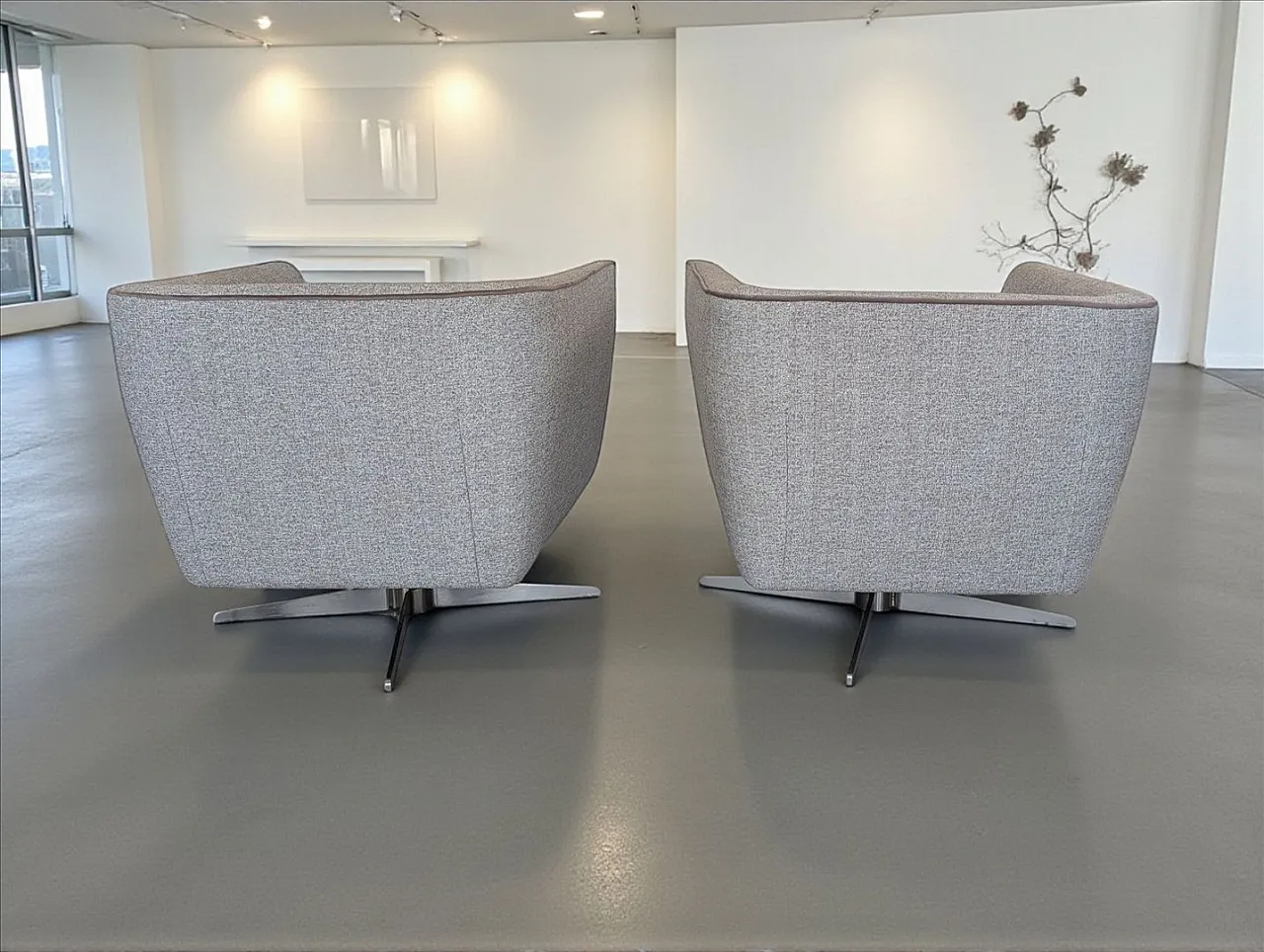 Pair of Spiritosa armchairs by Divani & Divani for Natuzzi, 2000s 3