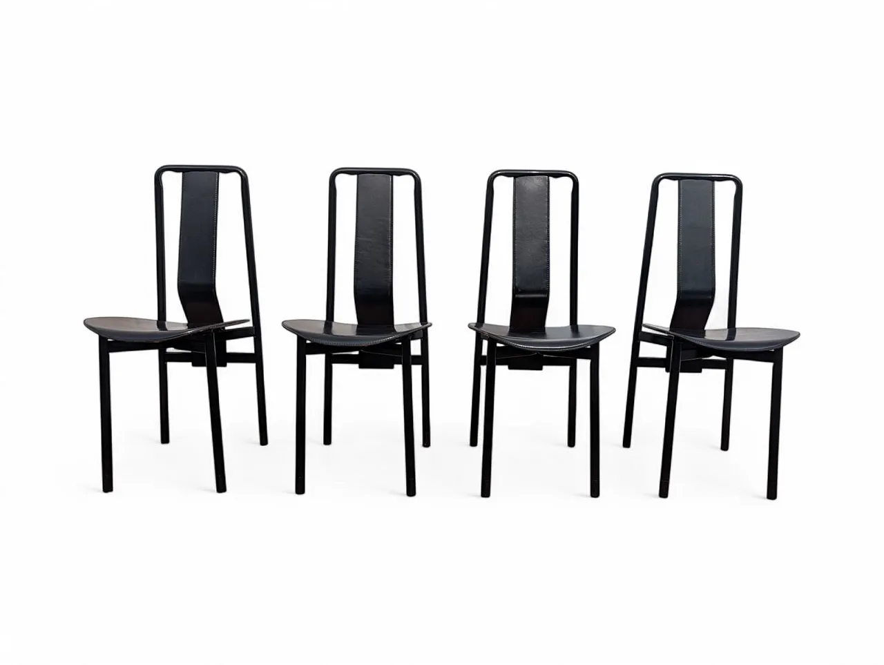 4 Sedie Irma di Achille Castiglioni per Zanotta, anni '70 1