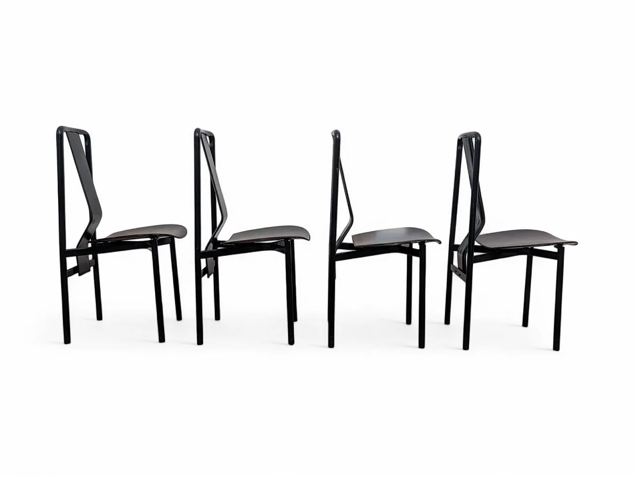 4 Sedie Irma di Achille Castiglioni per Zanotta, anni '70 3