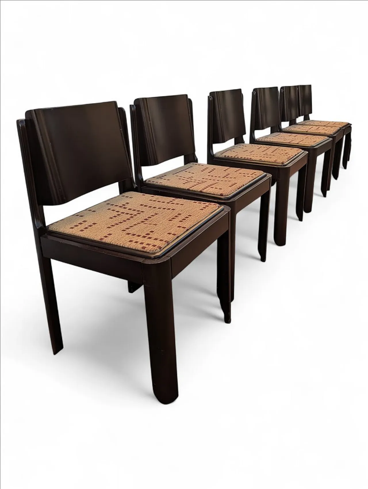 6 Dining chairs in ash, 1980s 3