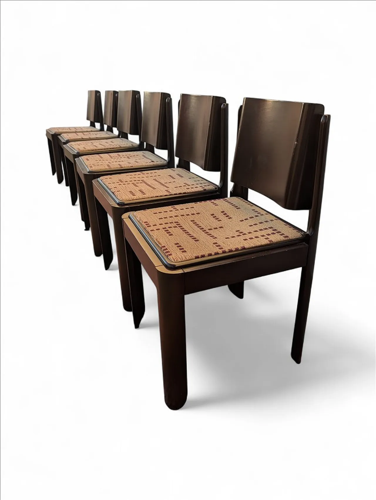 6 Dining chairs in ash, 1980s 4
