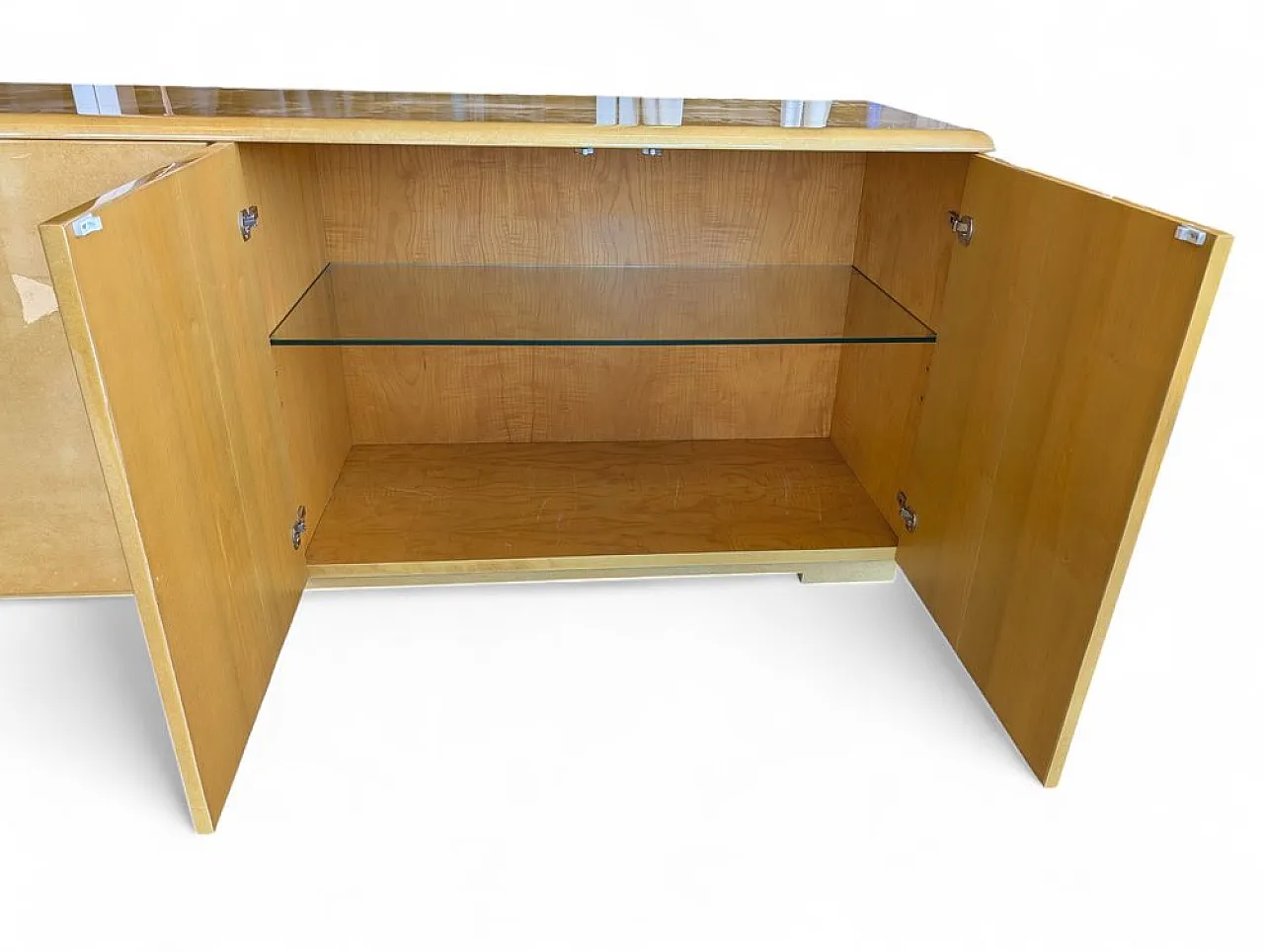 4-Door sideboard in the style of Aldo Tura, 1970s 5