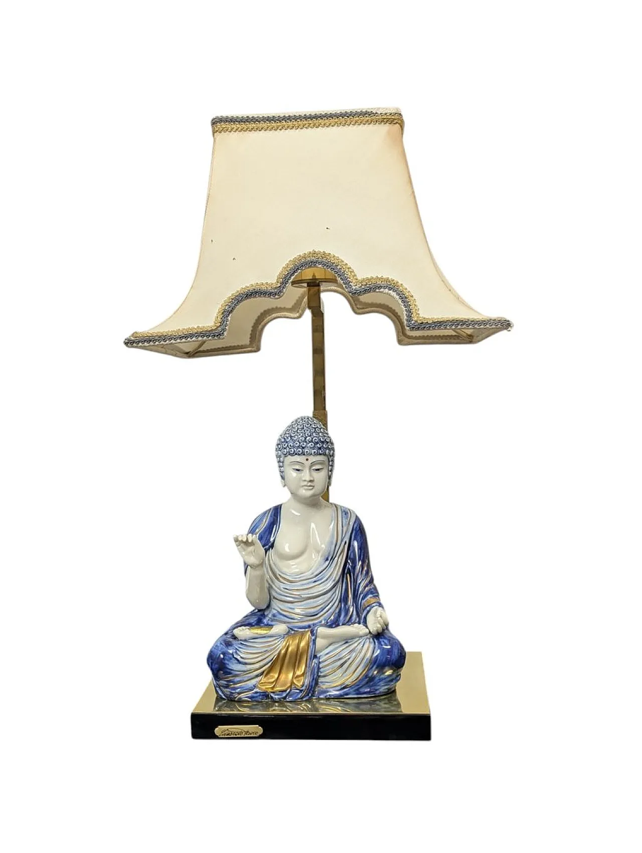 Scultura Viva porcelain Buddha Lamps by Edoardo Tasca, 1970s 2