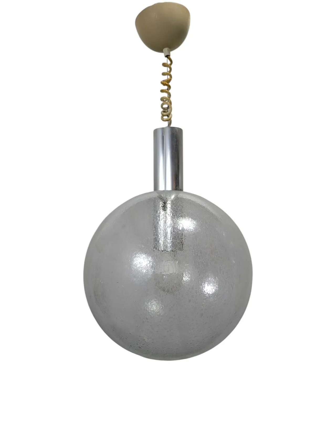 Pair of Space Age pendant lamps by Flos, 1970s 2