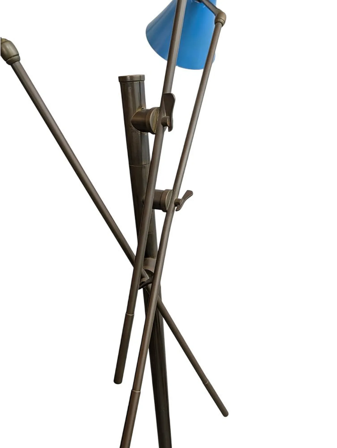 Mid-Century Modern three-arm floor lamp, 1950s 4