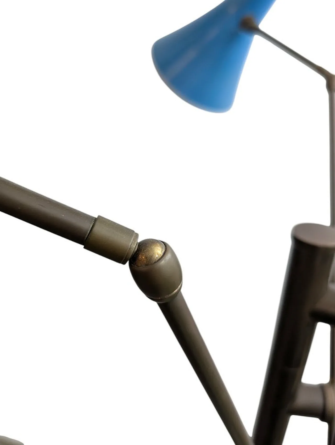 Mid-Century Modern three-arm floor lamp, 1950s 7