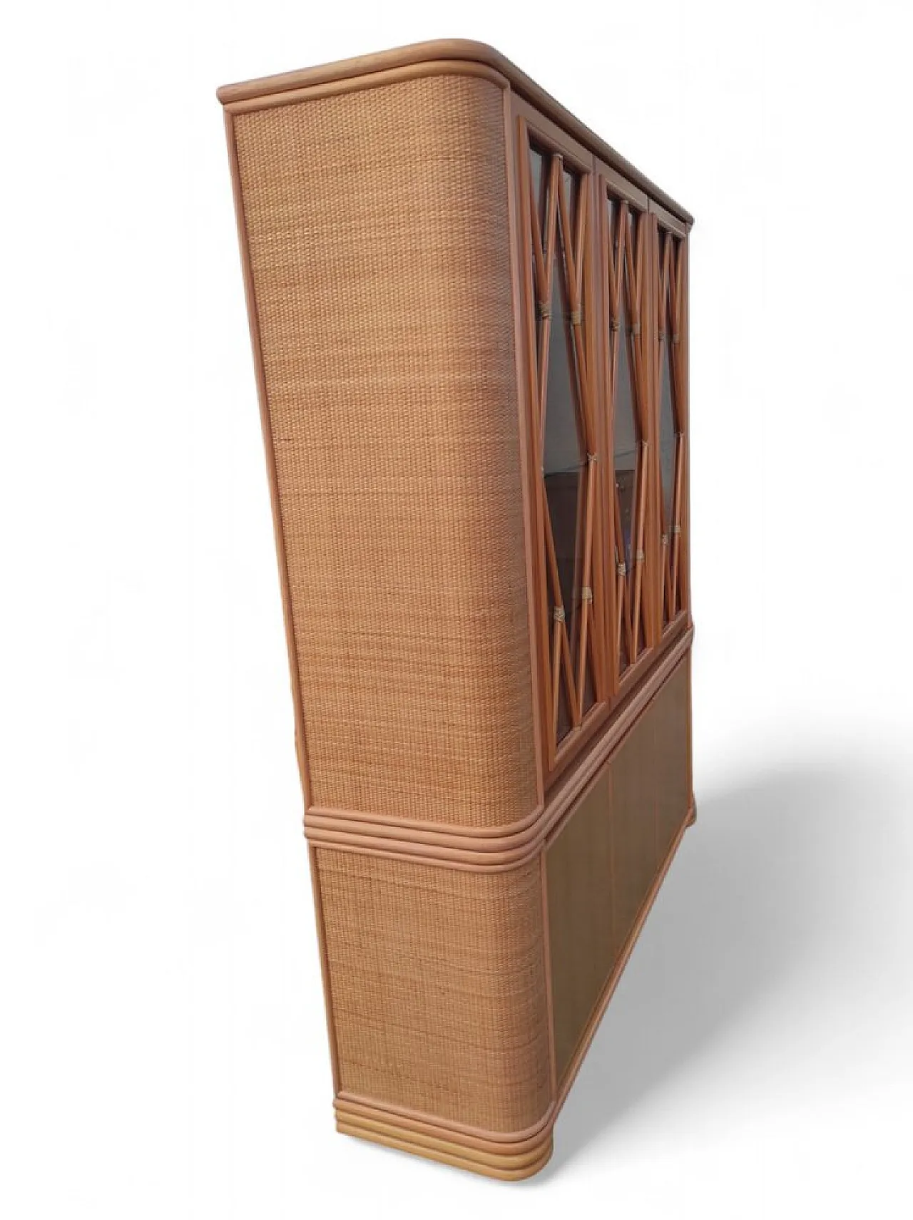 Bamboo sideboard by Roberti Rattan, 1960s 5