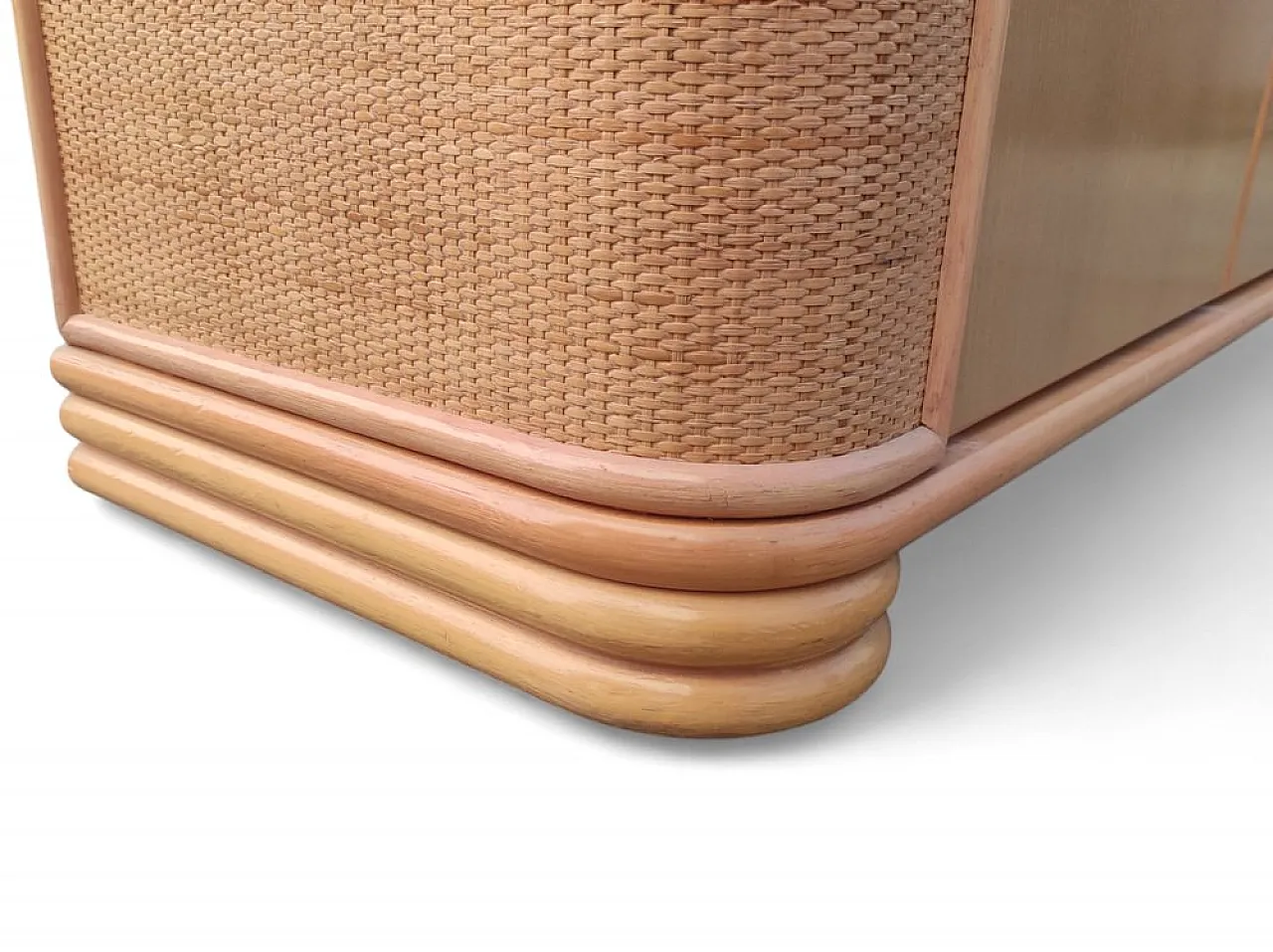 Bamboo sideboard by Roberti Rattan, 1960s 14
