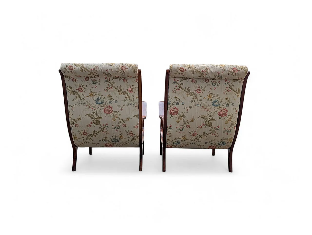 Pair of Mitzi Armchairs attributed to Ezio Longhi for Elam, 1950s 3