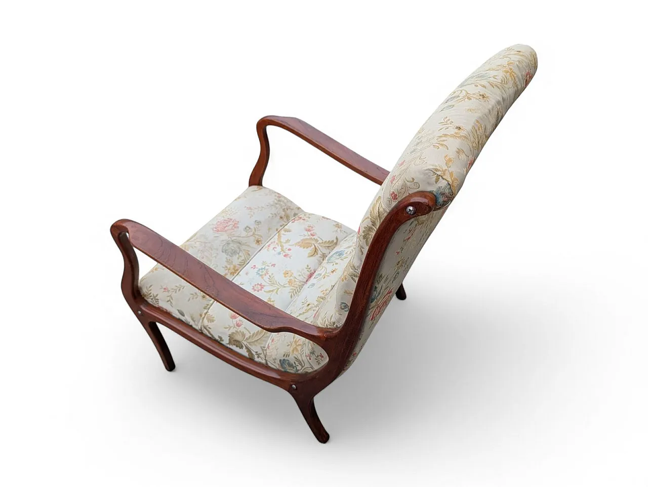 Pair of Mitzi Armchairs attributed to Ezio Longhi for Elam, 1950s 4