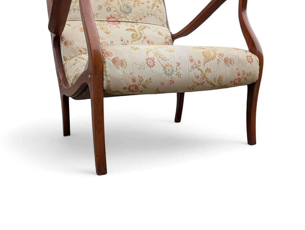 Pair of Mitzi Armchairs attributed to Ezio Longhi for Elam, 1950s 5