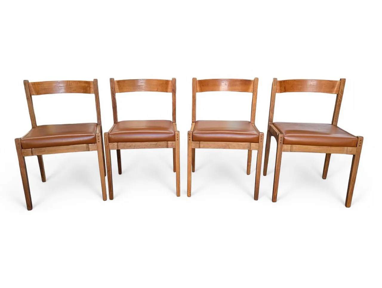 4 Dining chairs by Cassina, 1970s 1