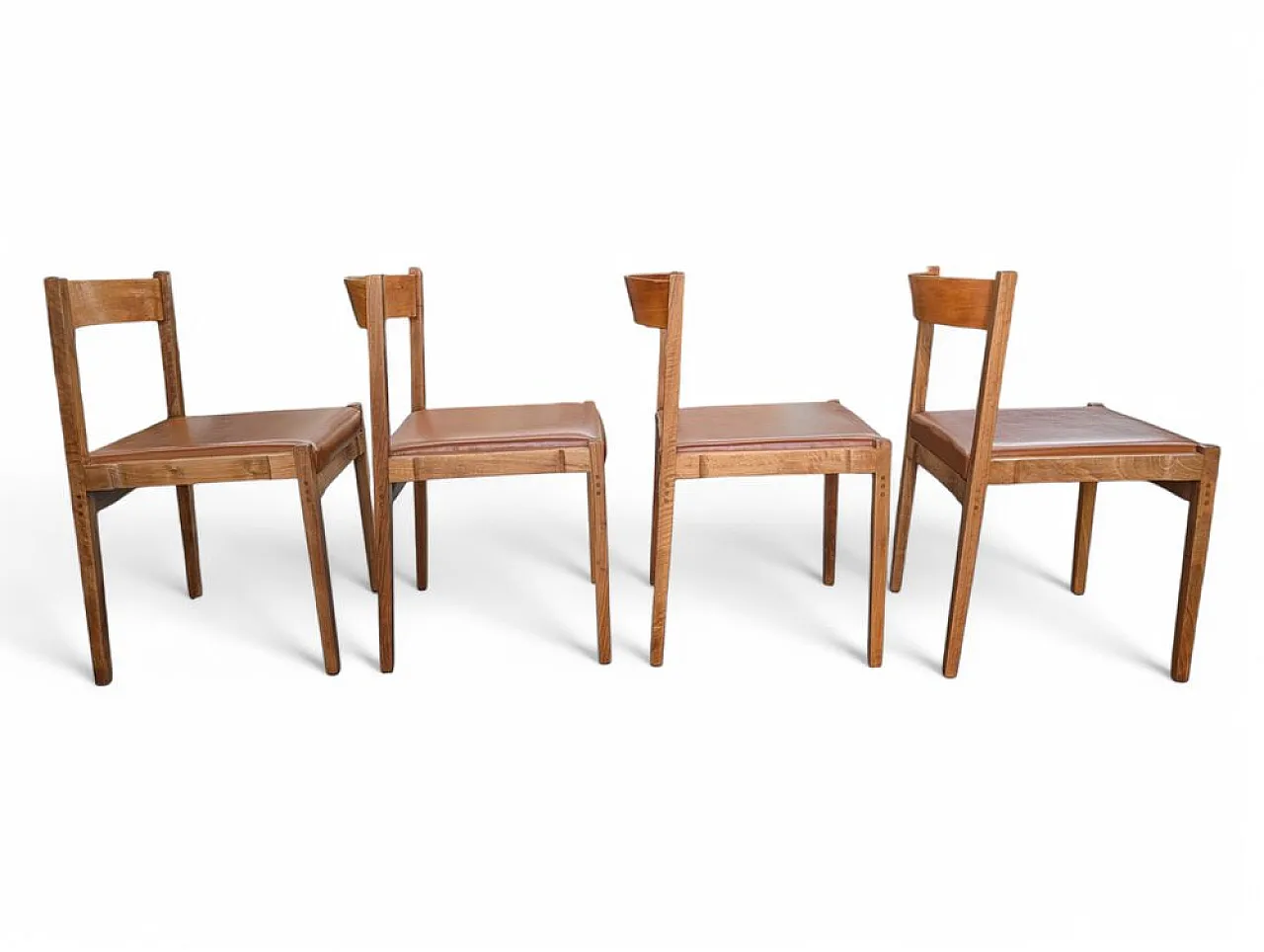 4 Dining chairs by Cassina, 1970s 4