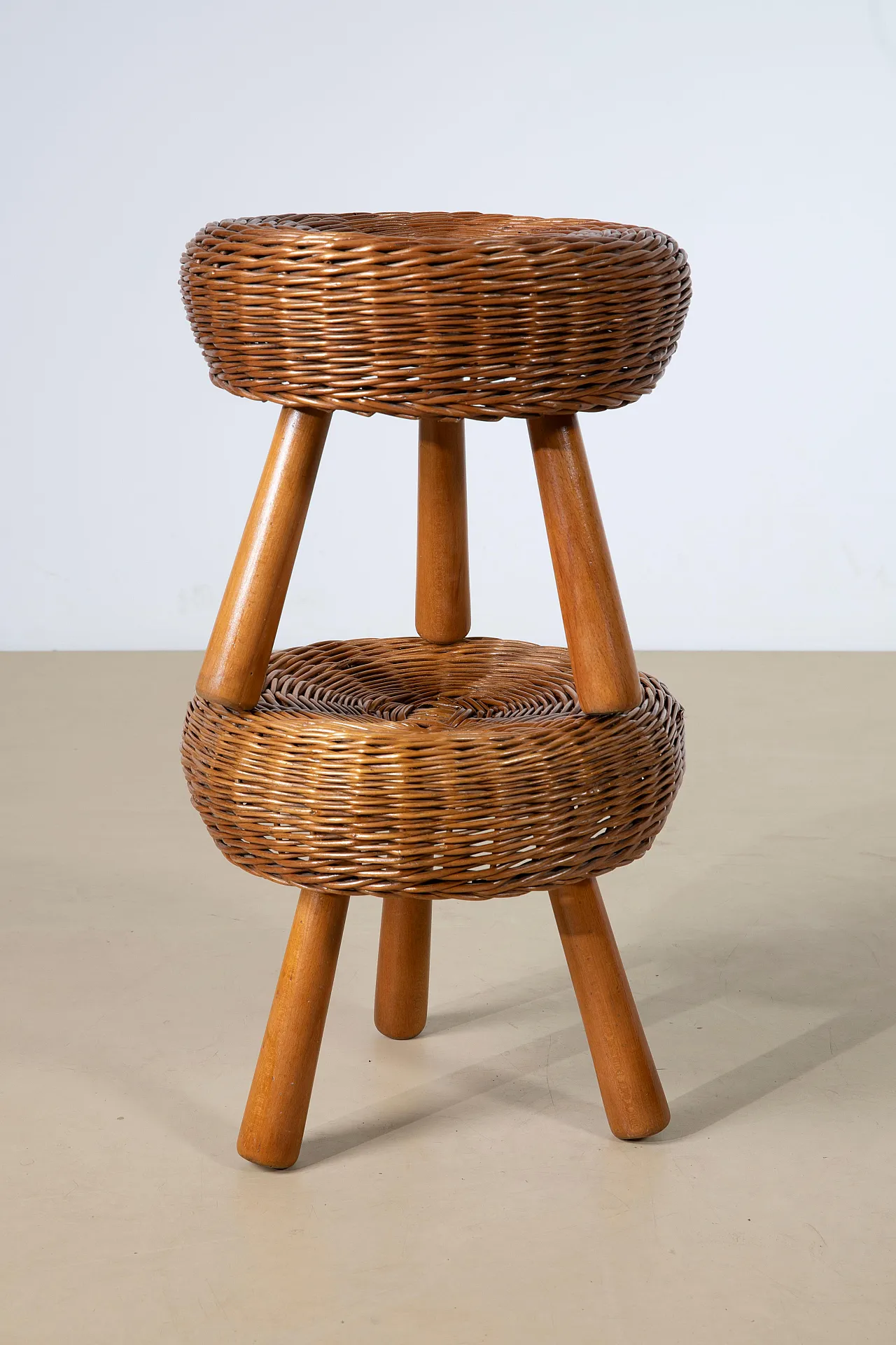 Pair of Mid-Century stools attributed to Tony Paul, 1950s 5