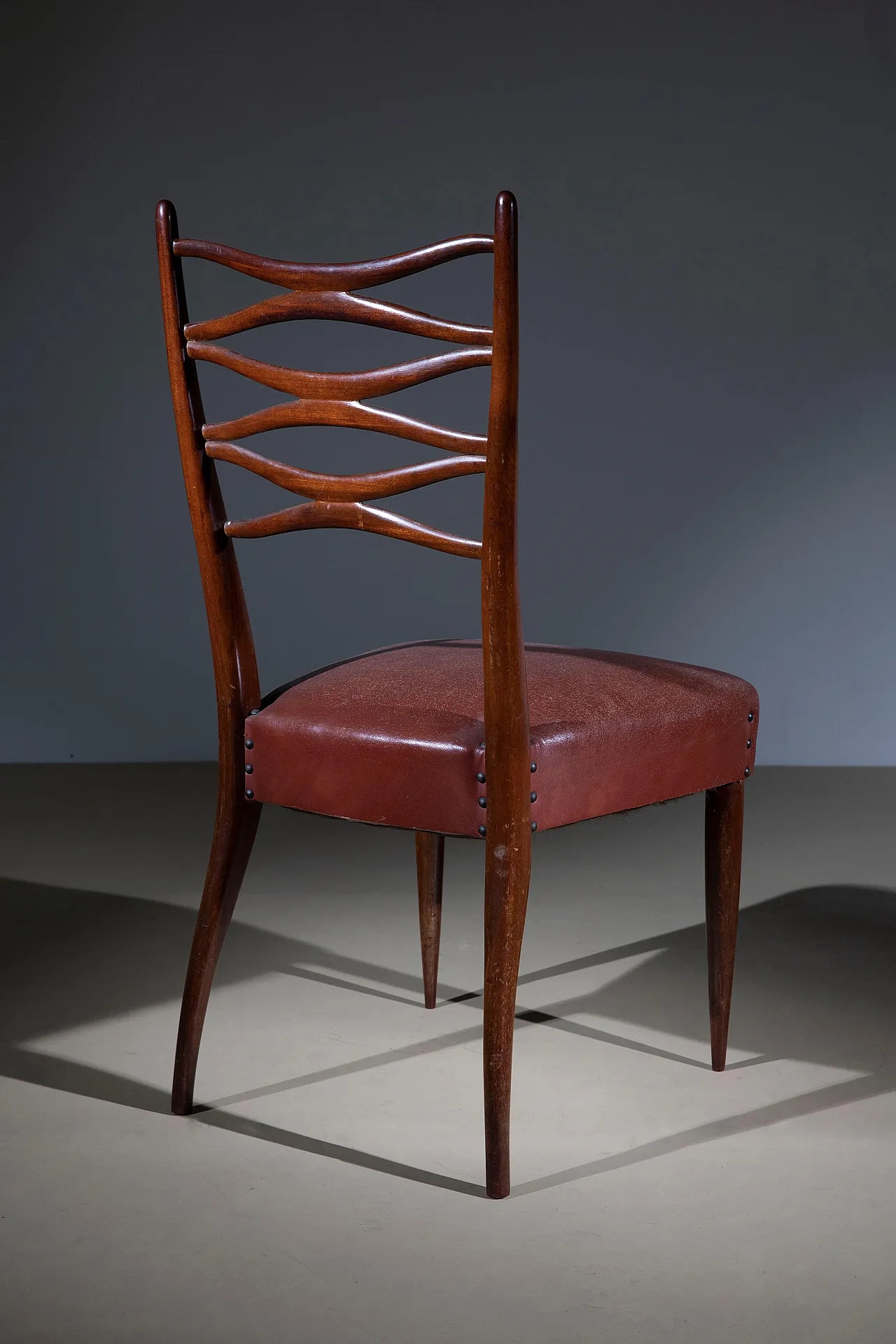 8 Dining chairs by Eugenia Alberti and Gian Luigi Reggio, 1950s 5