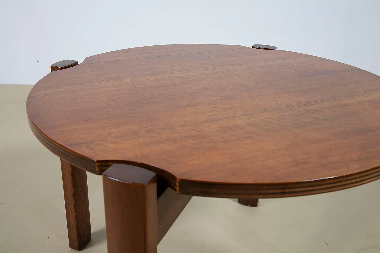 Coffee table with plywood top, 1960s 7