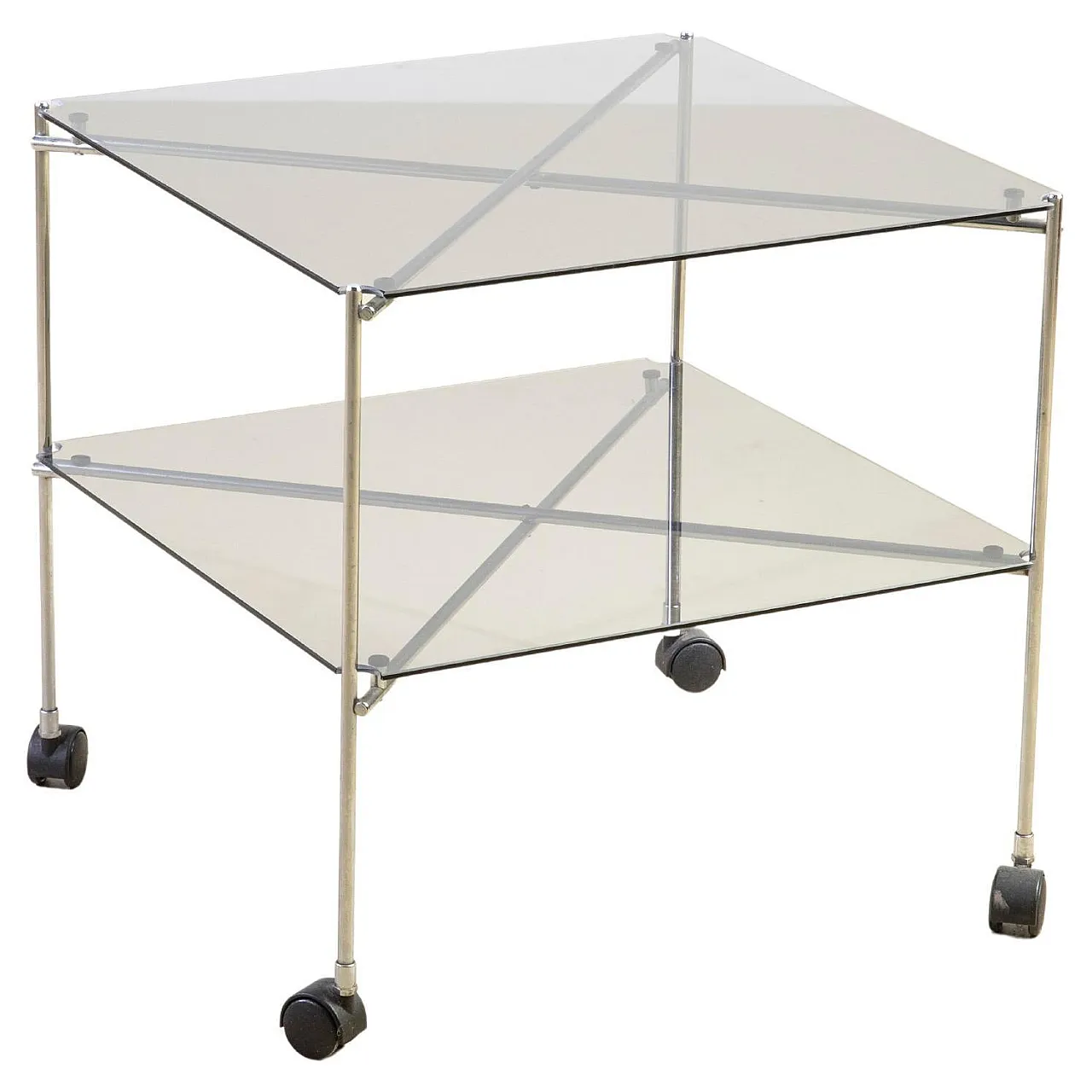 Coffee table Biplane by Bruno Munari for Robots Milano, 1970s 1