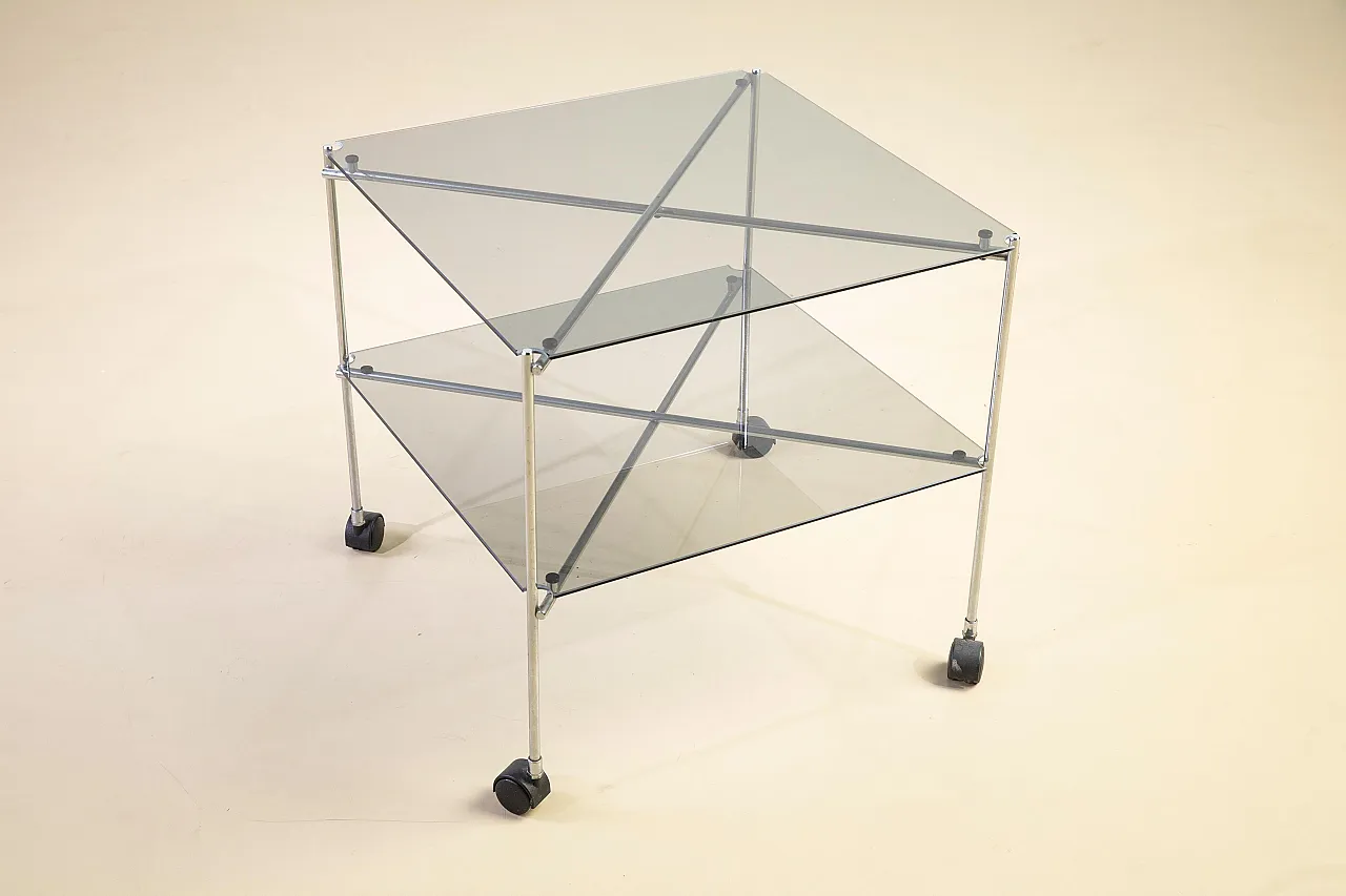 Coffee table Biplane by Bruno Munari for Robots Milano, 1970s 2