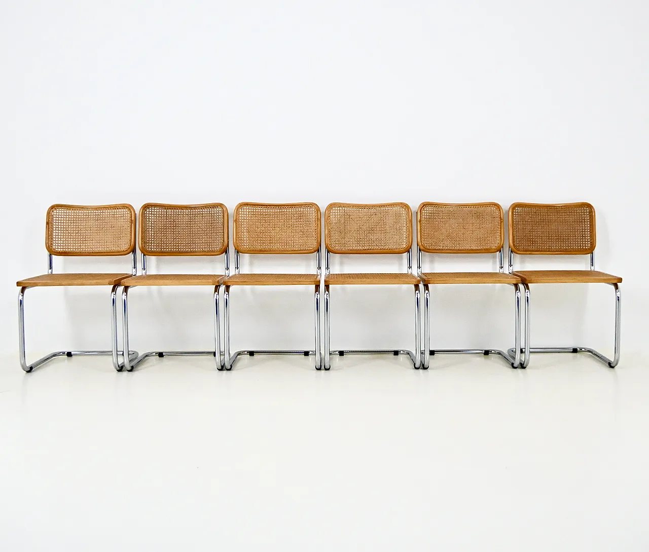 Dining Chairs Style B32 by Marcel Breuer, Set of 6 3