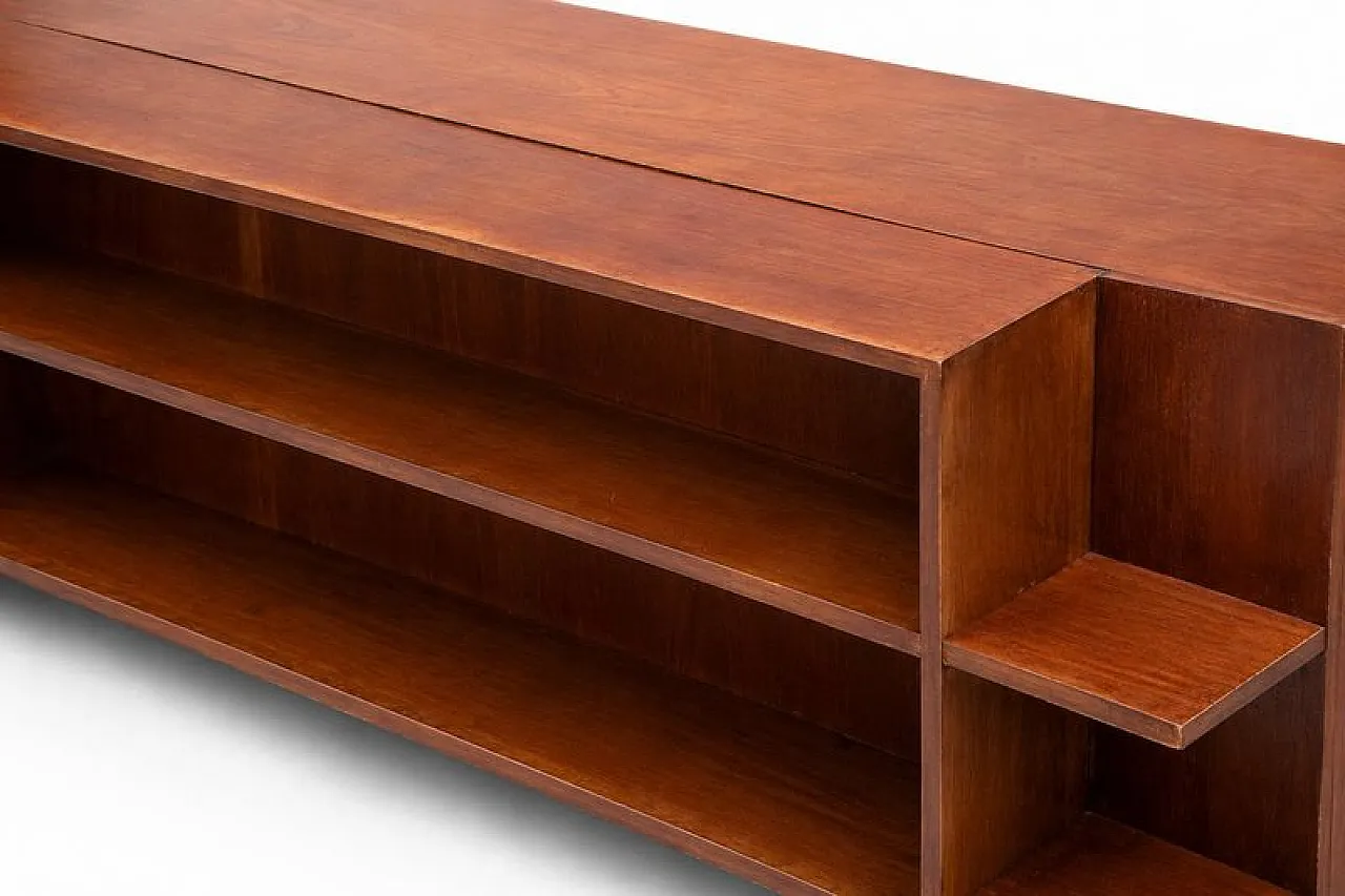 Scandinavian desk in teak and mahogany, 1940s 4