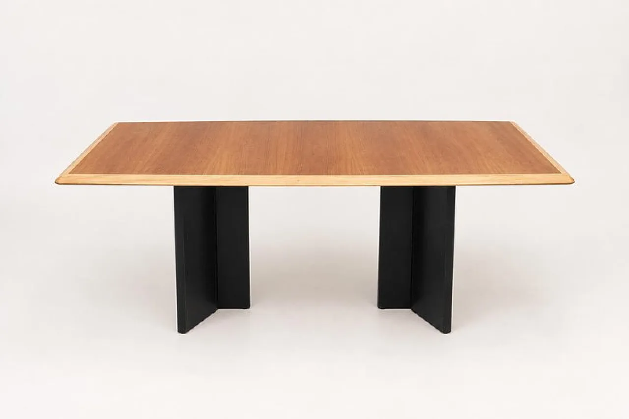 MDF wood dining table, 1990s 7
