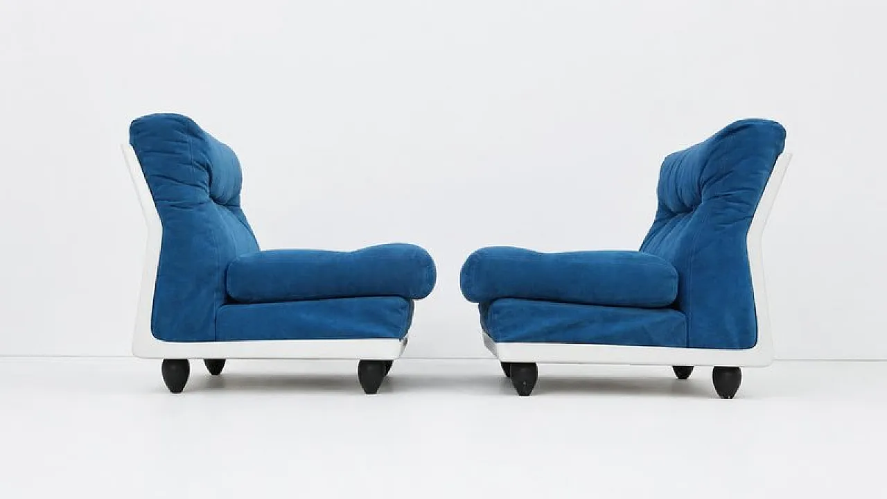 Pair of lounge chairs, 1970s 3