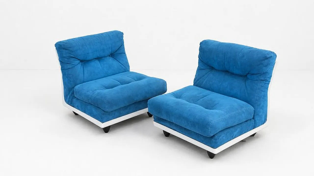 Pair of lounge chairs, 1970s 4