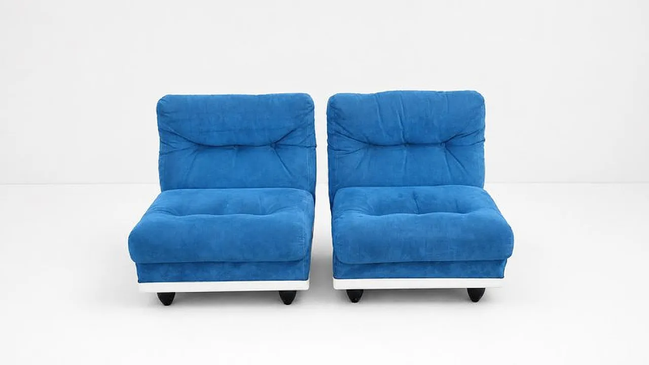 Pair of lounge chairs, 1970s 5