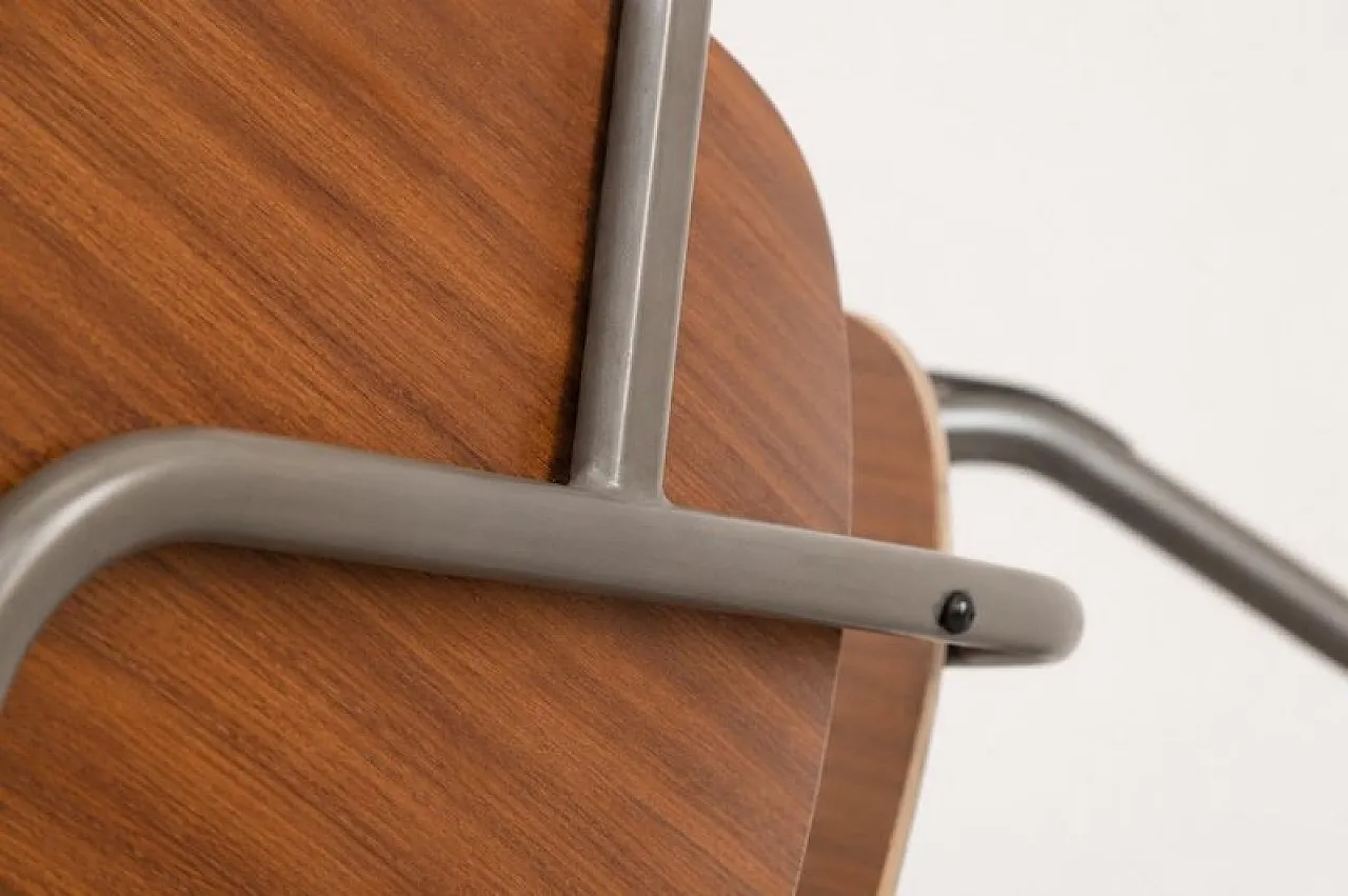 6 Stacking chairs by Kho Liang Le for Car Catwijk, 20th century 9