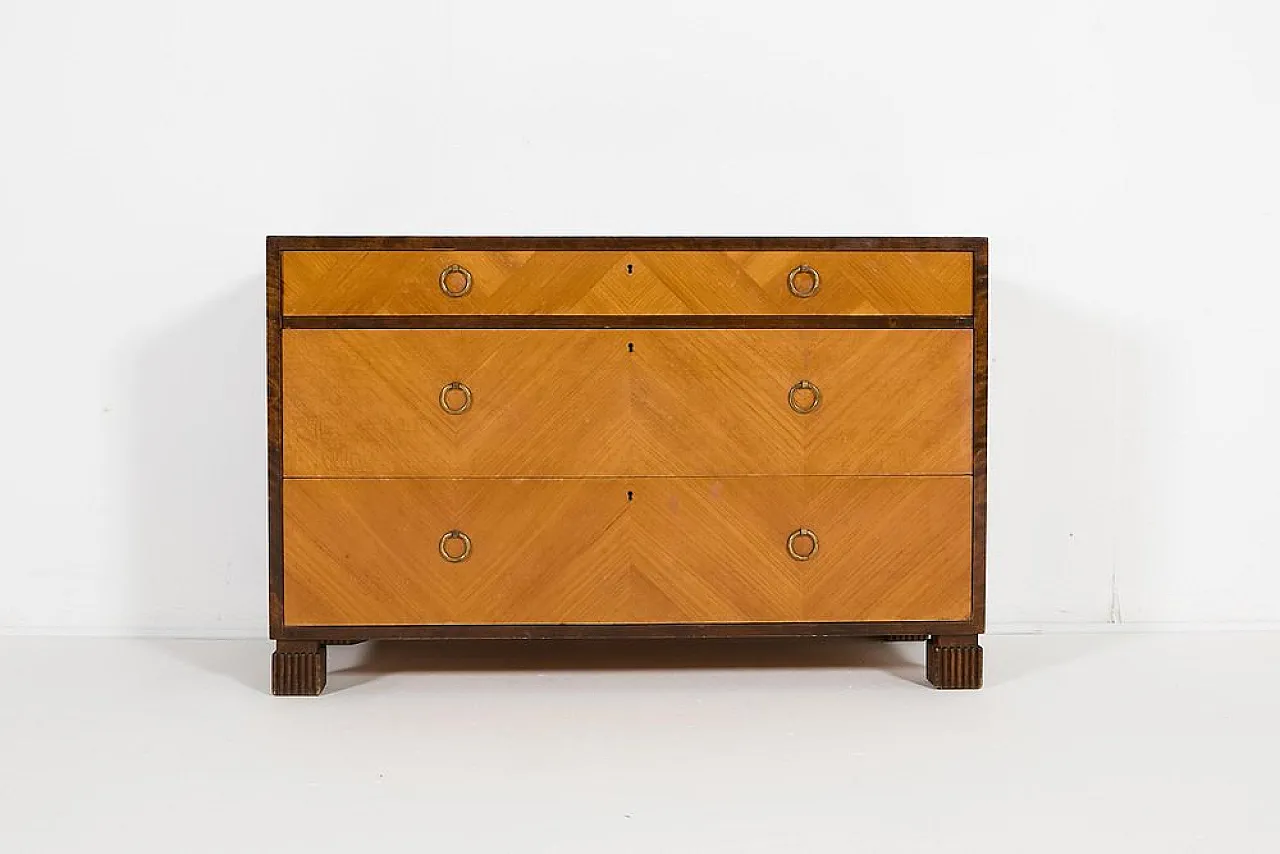 Art Deco chest of drawers by Axel Larsson for Bodafors, 1930s 2
