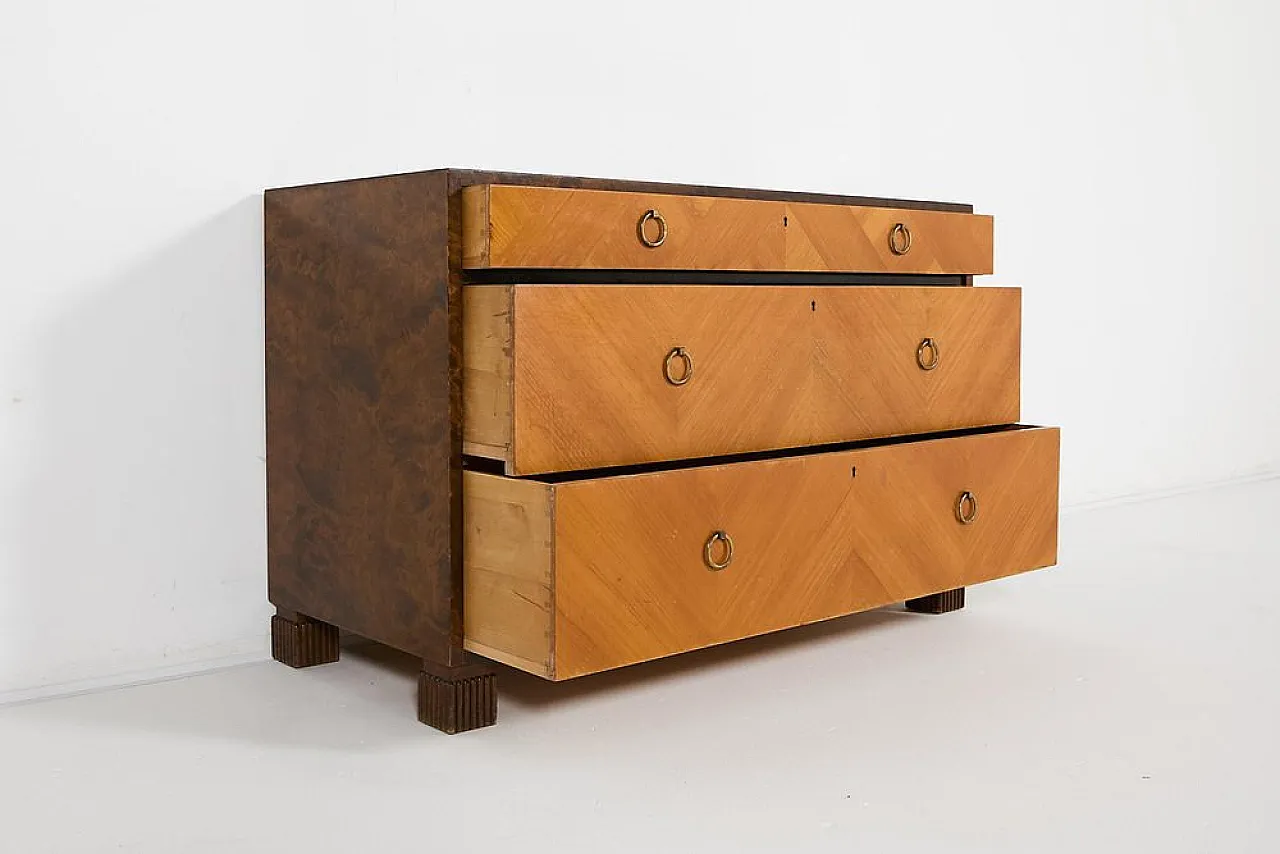 Art Deco chest of drawers by Axel Larsson for Bodafors, 1930s 4