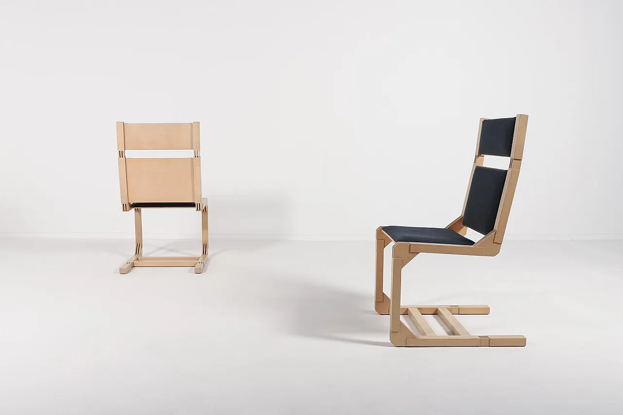 Danish architectural chair, 1990s 4