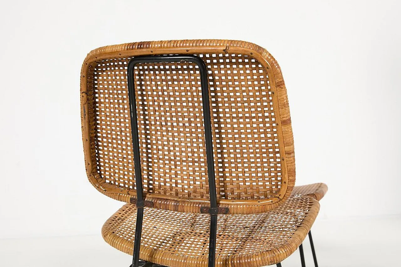 Pair of chairs with ottomans, 1960s 10