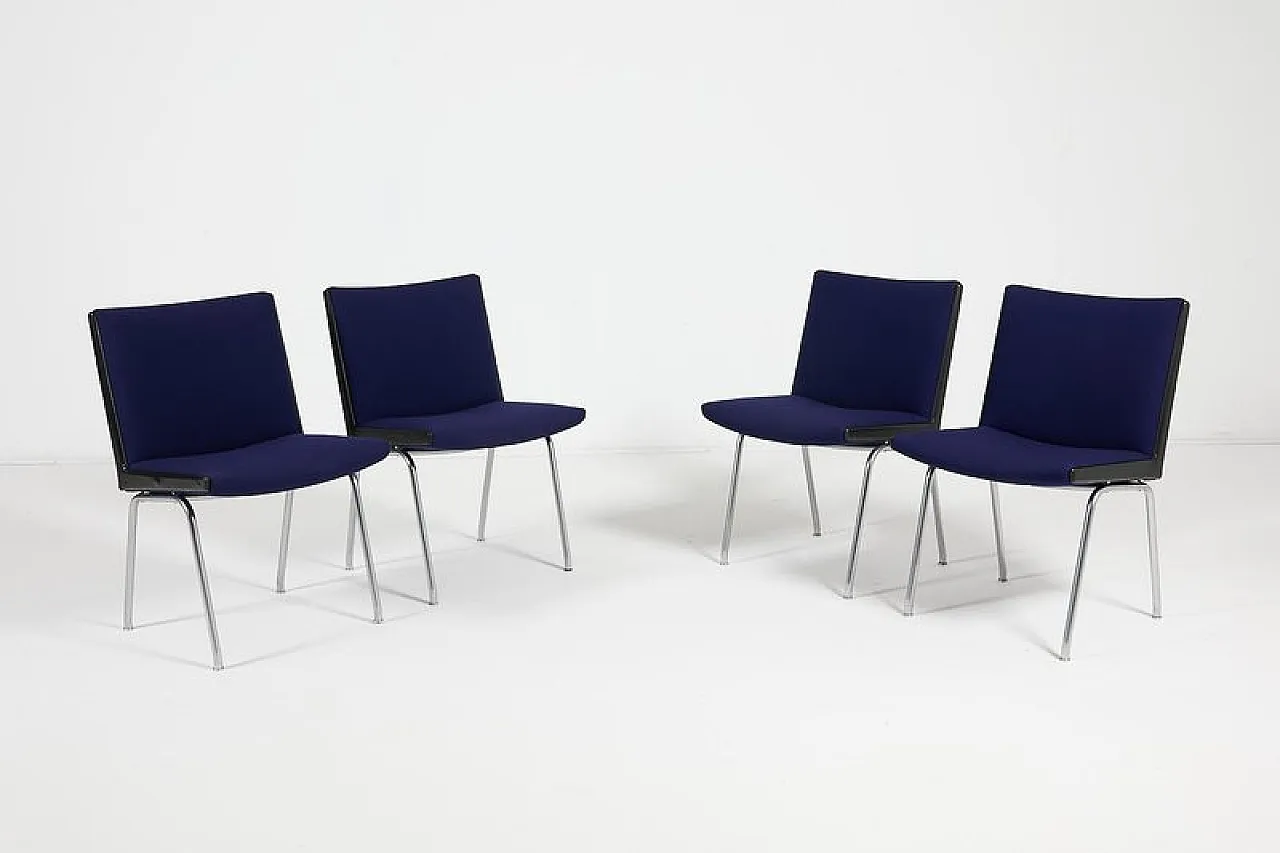 4 Airport chairs by Hans J. Wegner, 20th century 10